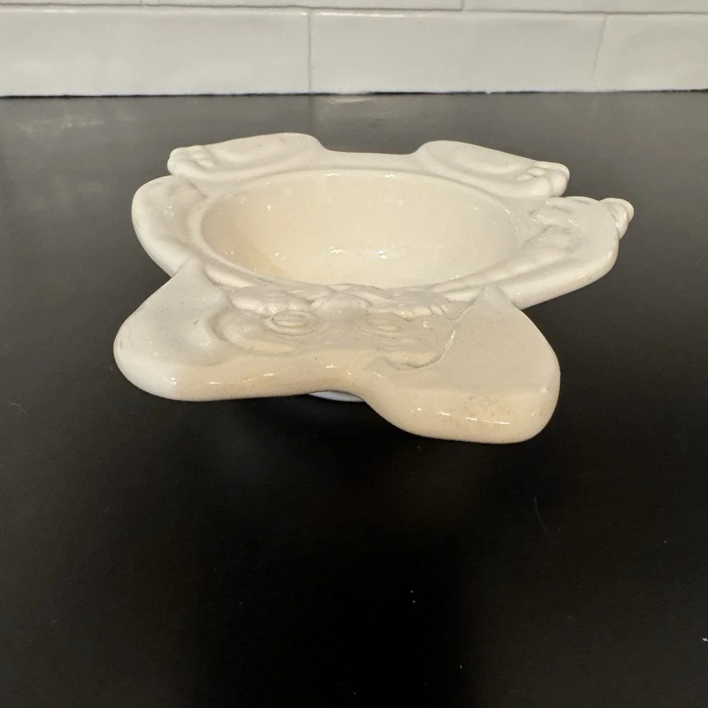 Vintage Pfaltzgraff Pottery Heritage White Bunny Rabbit Bowl‎ Dish